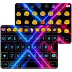 electric punk emoji keyboard android application logo